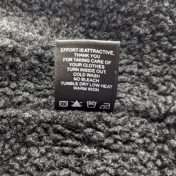 DSTLD Sherpa Denim Jacket - Black - Picture 5 of 6